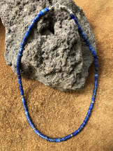 Heishi Kette Lapislazuli